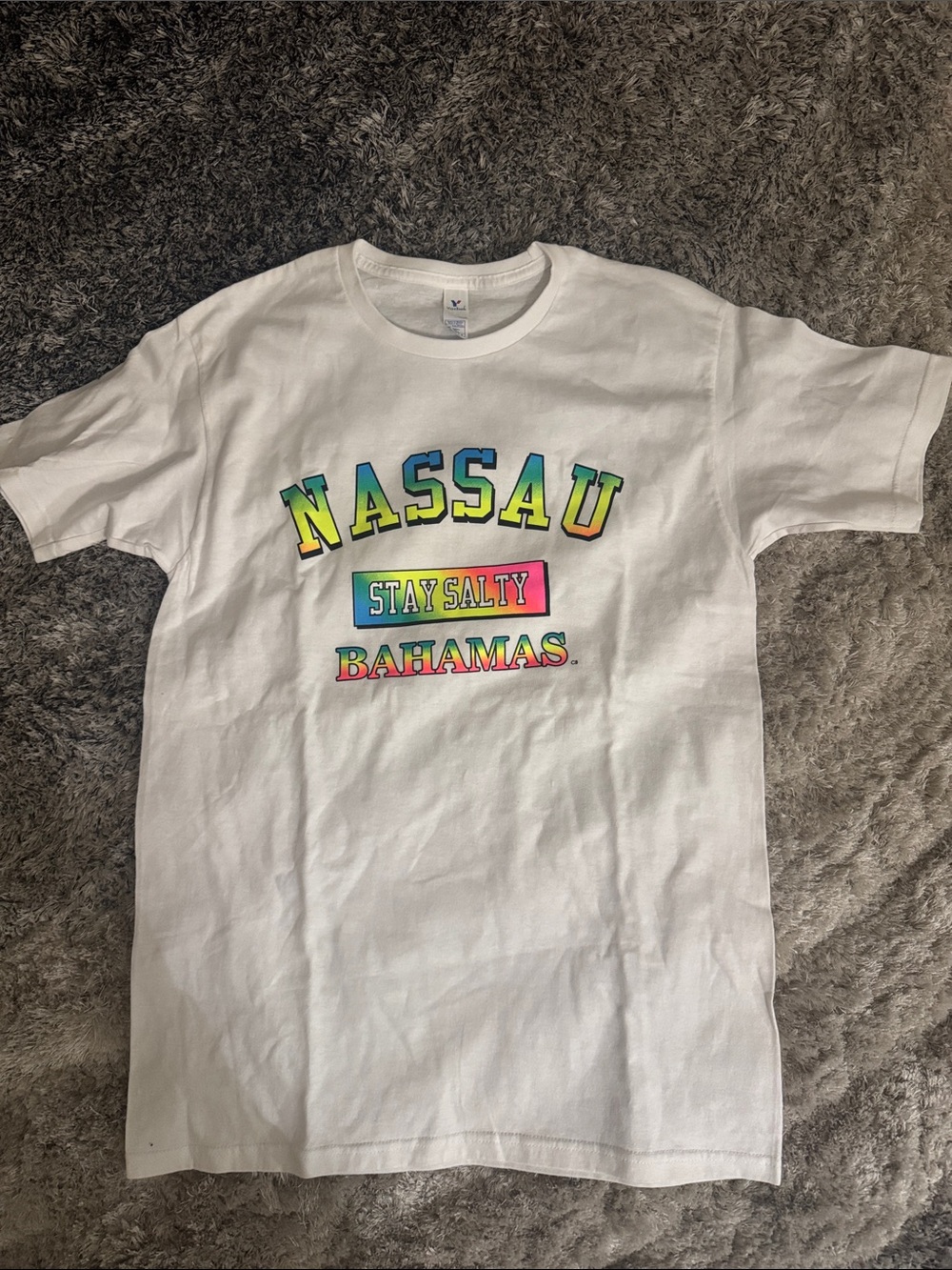 Nassau Bahamas "Stay Salty" White T-Shirt